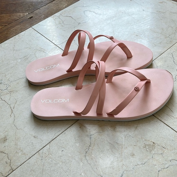 Volcom Pink Easy Breezy LI Flip Flop Sandles - Picture 5 of 6